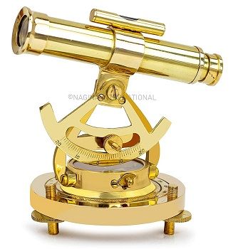 Brass Addaid Telescope Compass